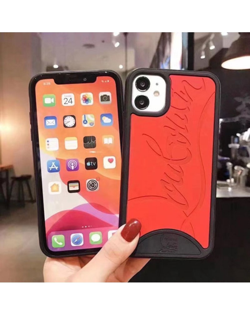 ルブタン iphone15 pro/15 pro maxケース アイホン14プロケースChristian Louboutinソフトiphone13 pro/12 pro maxケース ペアお揃いブランド iphone SE2/XR/XS Maxケース個性人気シリコン製アイフォンx/10/8/7 plusケースオシャレジャケット