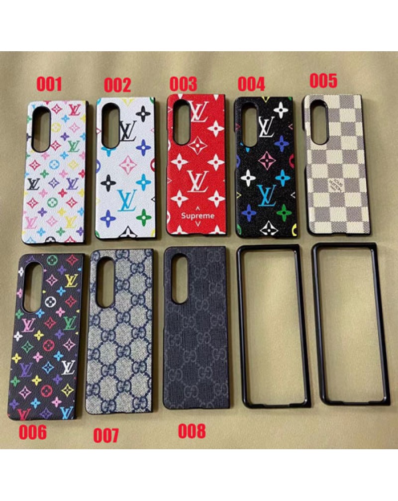 ルイヴィトン Galaxy Z fold5/z fold4/z fold3ケースブランドvuitton galaxy z fold3ケース折り畳みお洒落人気ギャラクシーz fold3ケース保護性ファッション耐衝撃