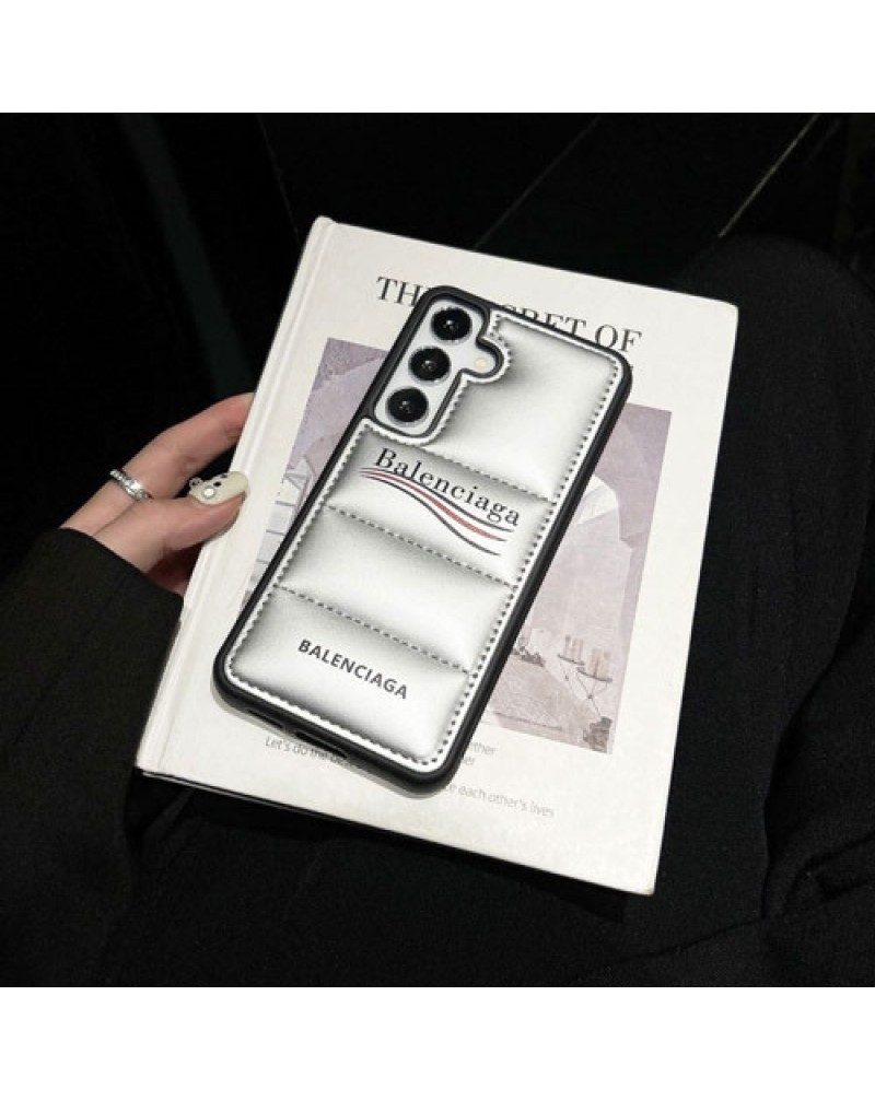 バレンシアガ galaxy s25/s24 ultraケースブランド韓国風サムスンギャラクシーS23ウルトラケースダウンスタイルbalenciaga galaxy s22 ultraスマホケース男女兼用手触り快適耐摩擦