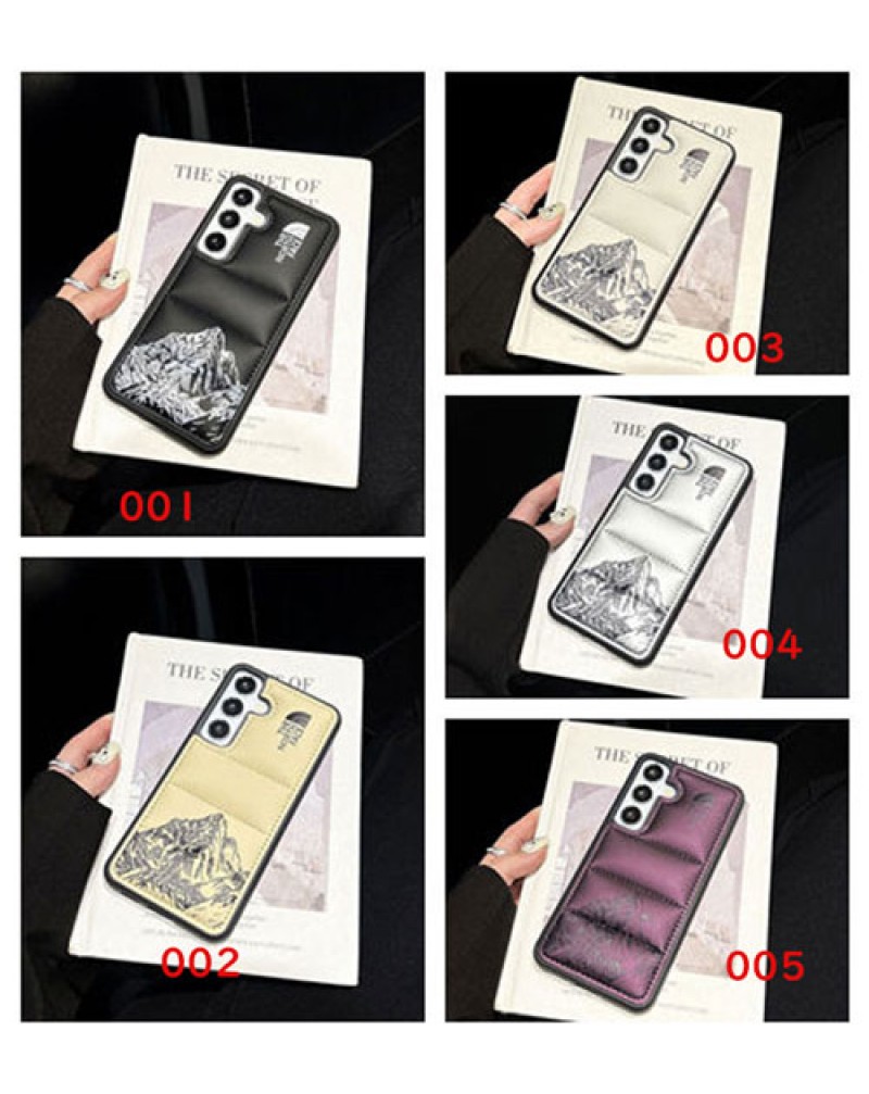 the north face Galaxy s25/s24 ultraスマホケース潮流個性ギャラクシーS24ウルトラケースザノースフェイス Galaxy s23 ultraケース男女向けダウンスタイルサムスンギャラクシーs22ウルトラケース保護性耐摩擦