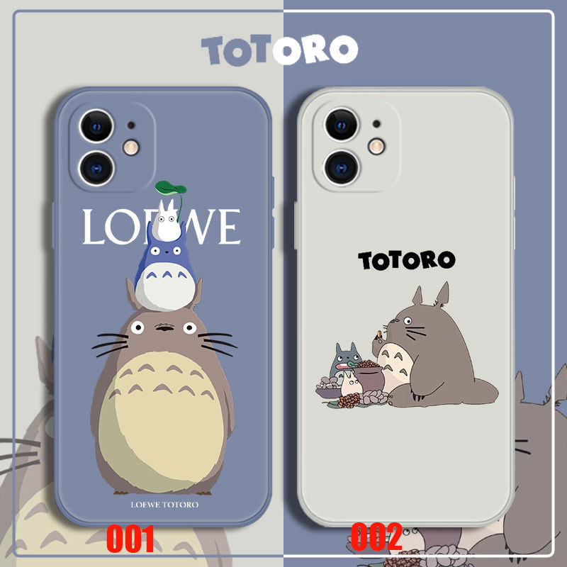 LOEWE トトロコラボ iphone13/13 pro/12/12 pro maxケースブランド