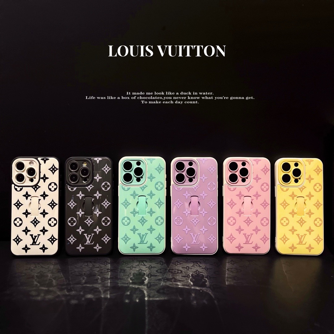 vuitton iphone16 pro max保護ケース隠すスタンド付き