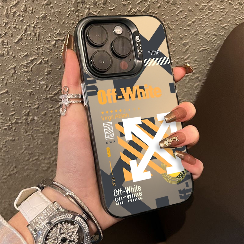 off white iphone16 pro max保護ケース個性潮流